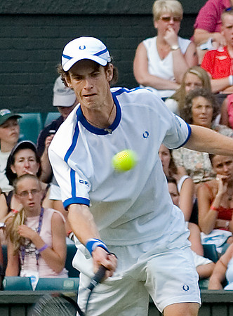 Andy Murray, Centre Court, Wimbledon 2006.