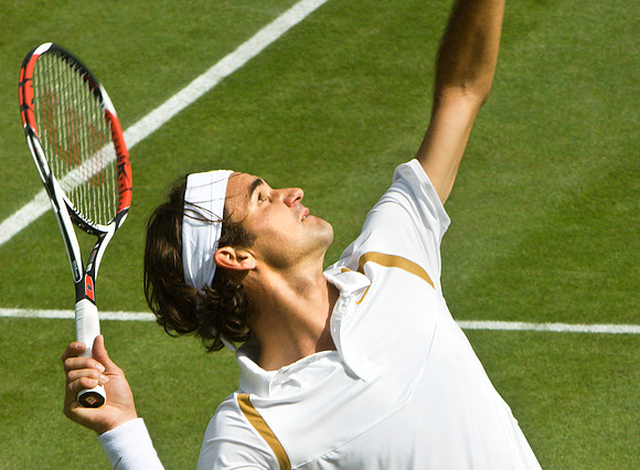 "The Greatest Player Ever", Federer, Centre Court, Wimbledon 2007.