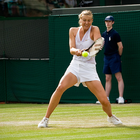 Maria Sharapova, No 1 Court, Wimbledon 2008.