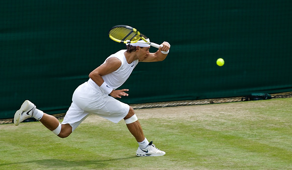 Rafael Nadal, Men's Champion, Wimbledon 2008.