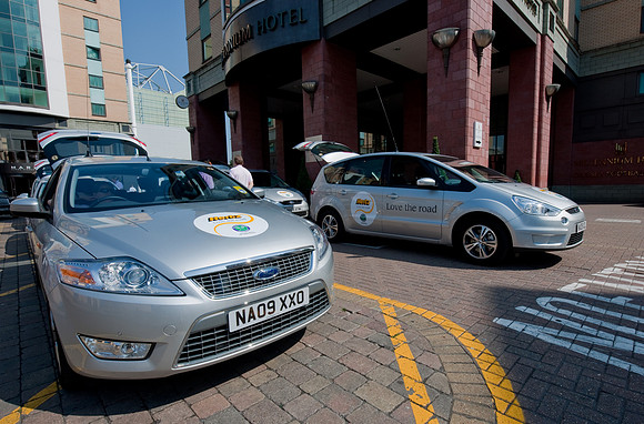 Hertz Courtesy Cars at Cheslea Hotel, ferrying passengers to Wimbledon #3.