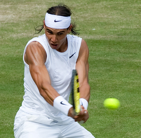 Rafael Nadal, Men's Champion, Wimbledon 2008.