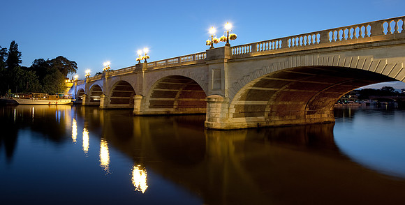 Kingston Bridge at Dusk.