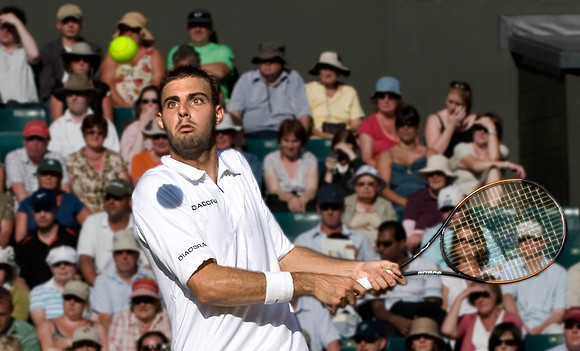 Marcel Granollers, Centre Court, Wimbledon.