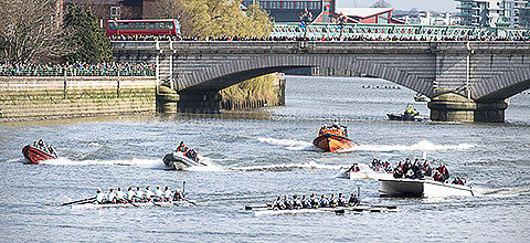 27.03.2016. The Boat Race. The Cancer Research UK Boat Races 2016.