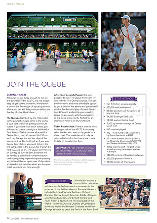 Time & Leisure (circulation 115,000) July 2015.
