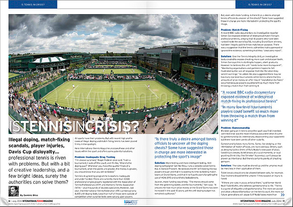 Int Tennis Mag grey skies