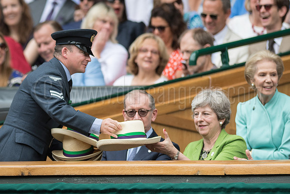 Wimbledon Tennis 16/07/2017.