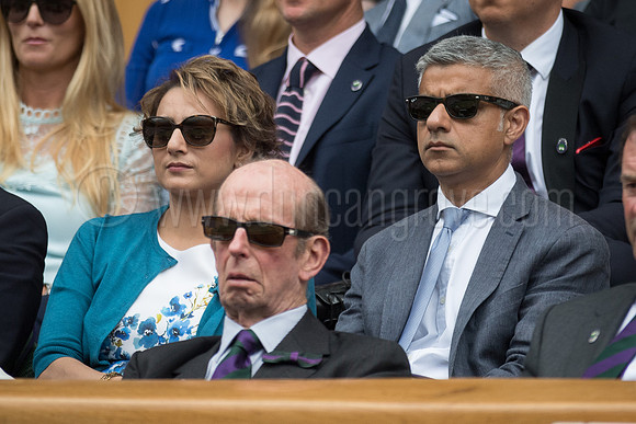 Wimbledon Tennis 16/07/2017.