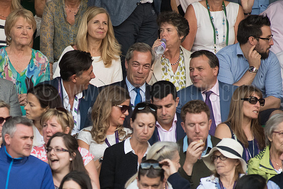 Wimbledon Tennis 08/07/2016.