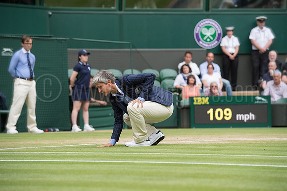 Wimbledon Tennis 04/07/2016.