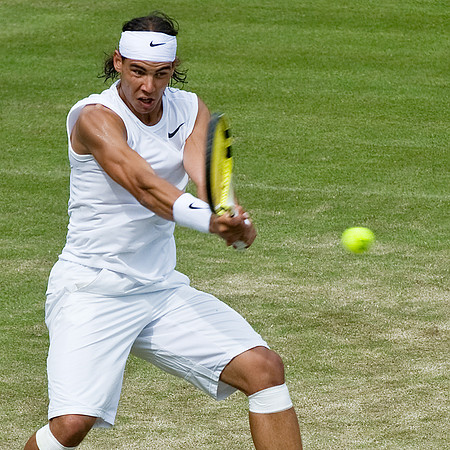 Rafael Nadal, Men's Champion, Wimbledon 2008.
