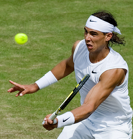 Rafael Nadal, Men's Champion, Wimbledon 2008.