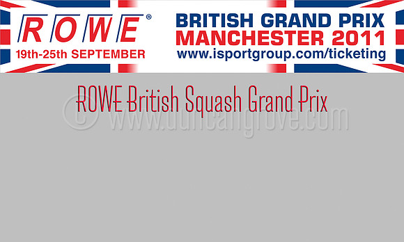 Official Photographer - ROWE British Squash Grand Prix 2011.