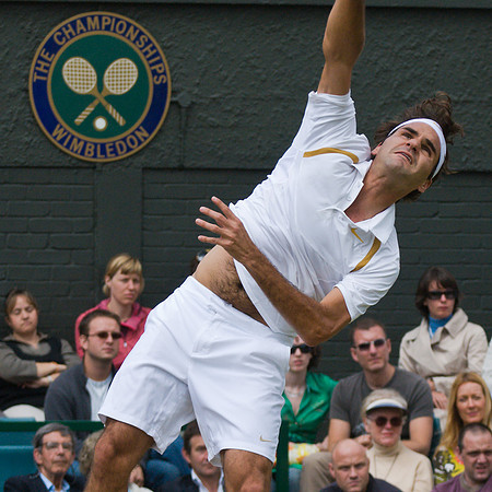 Federer, Centre Court, Wimbledon.