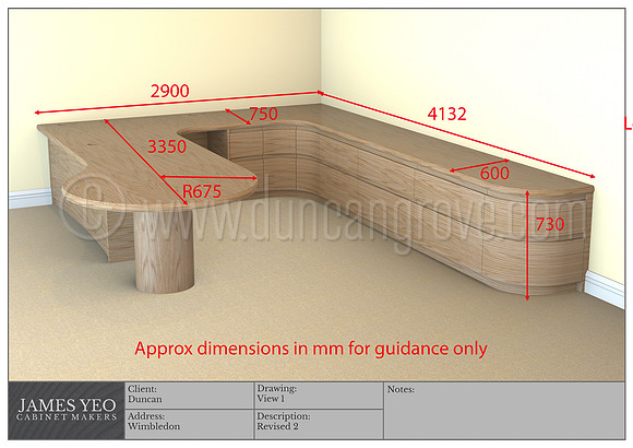 Revised 2 View 1 desk