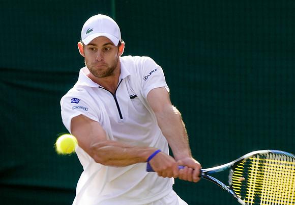 Roddick, Rim-lit, Wimbledon.