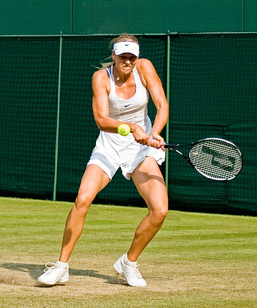 Maria Sharapova, Centre Court, Wimbledon 2006.